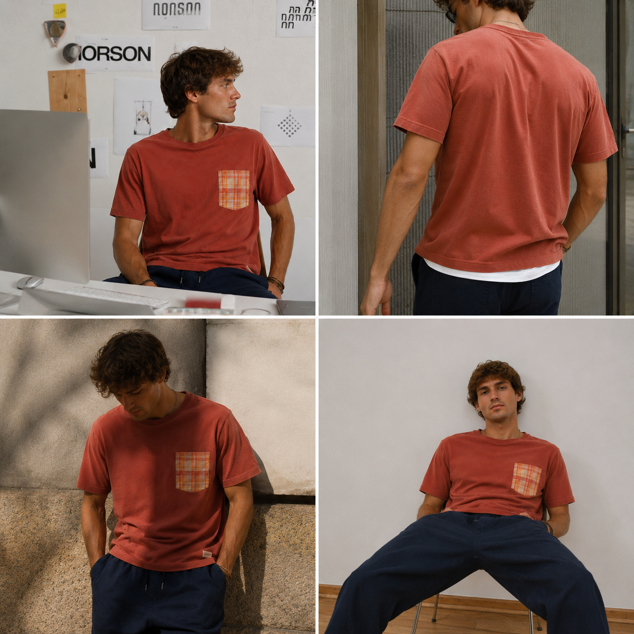 Washed Pocket Tee